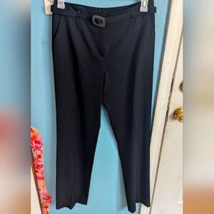 Escada Black and Red Detail Trousers